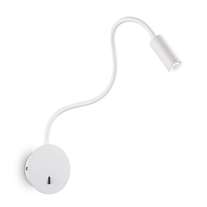 Ideal Lux - LED Petite lampe flexible FOCUS LED/3,5W/230V CRI 90 blanc