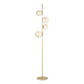 Ideal Lux - LED-Stehleuchte PERLAGE 4xG9/3W/230V gold/rauchbeige