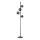 Ideal Lux - LED-Stehleuchte PERLAGE 4xG9/3W/230V schwarz/rauchschwarz