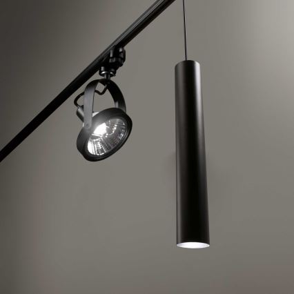 Ideal Lux - LED Suspension filaire pour système de rail LOOK 1xGU10/7W/230V CRI90 noir