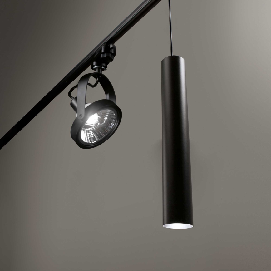Ideal Lux - LED Suspension filaire pour système de rail LOOK 1xGU10/7W/230V CRI90 noir