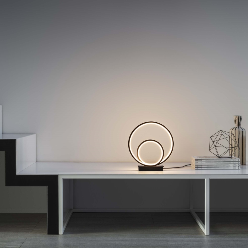 Ideal Lux - LED-Tischleuchte OZ LED/22W/230V CRI 90 schwarz