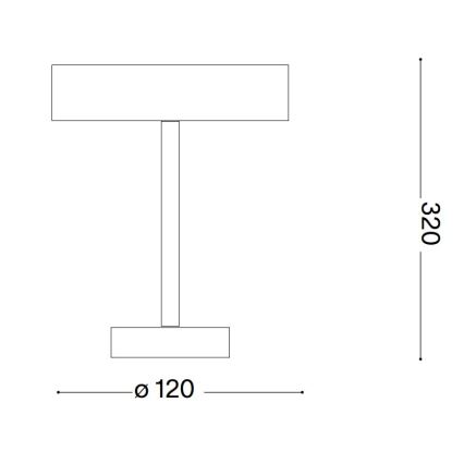 Ideal Lux - LED Touch per esterni lampada TOFFEE LED/2W/230V CRI 90 IP54 nero