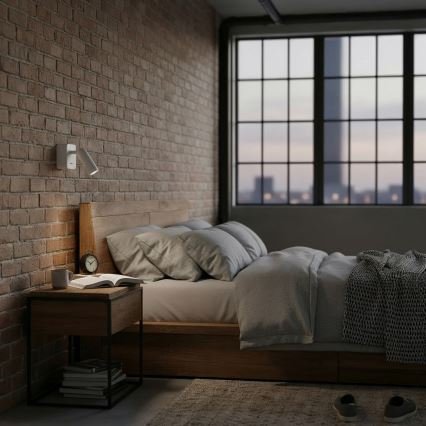 Ideal Lux - LED-Wandstrahler BEAN LED/3W/230V CRI 90 weiß