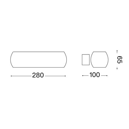 Ideal Lux - LED-Wandbeleuchtung 2xG9/3W/230V