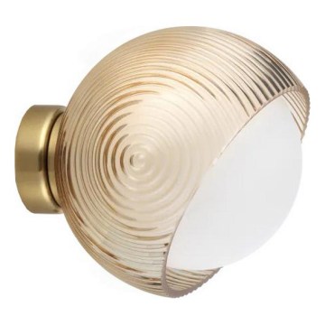 Ideal Lux - LED-Wandleuchte BLOOM 1xE27/42W/230V gold/rauchbeige