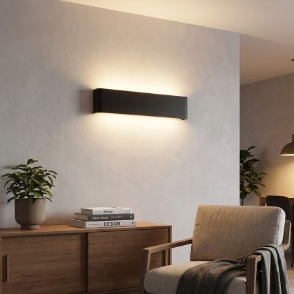 Ideal Lux - LED-Wandleuchte DELTA LED/10W/230V 3000K 30 cm CRI 90 schwarz