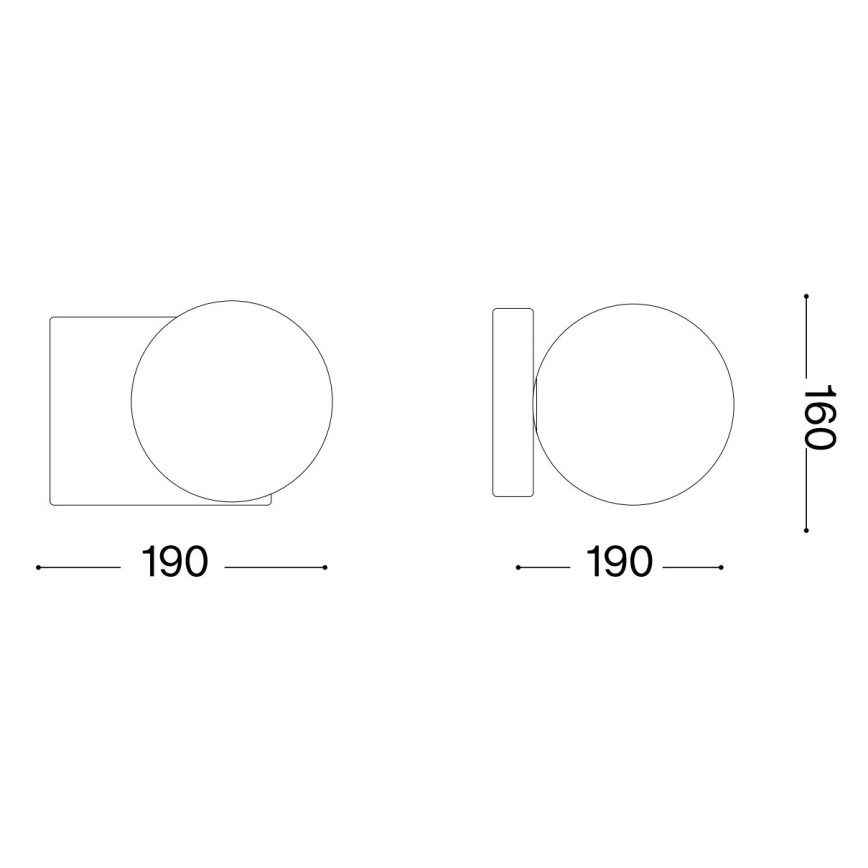Ideal Lux - LED-Wandleuchte PENTA 1xG9/3W/230V golden
