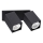 Ideal Lux - LED-Wandspot DYNAMITE 2xGU10/7W/230V Ra 90 schwarz