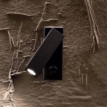 Ideal Lux - LED-Wandspot PAGE LED/3W/230V CRI 90 schwarz