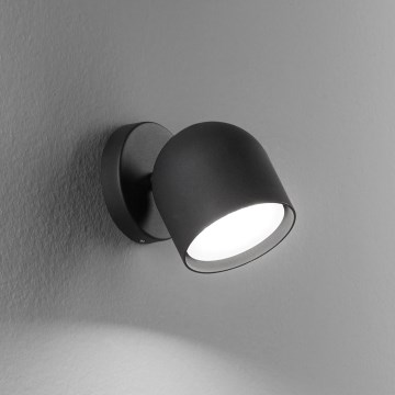 Ideal Lux - LED-Wandstrahler DODO 1xGX53/9W/230V schwarz
