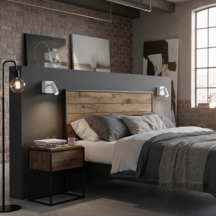 Ideal Lux - Luce Spot da parete a LED BEAN LED/3W/230V CRI 90 bianco