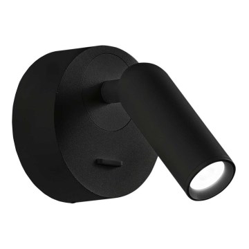 Ideal Lux - Luce Spot da parete a LED BEAN LED/3W/230V CRI 90 nero