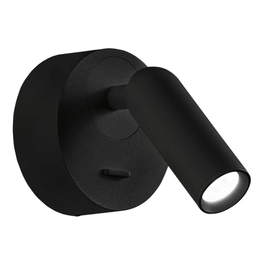 Ideal Lux - Luce Spot da parete a LED BEAN LED/3W/230V CRI 90 nero