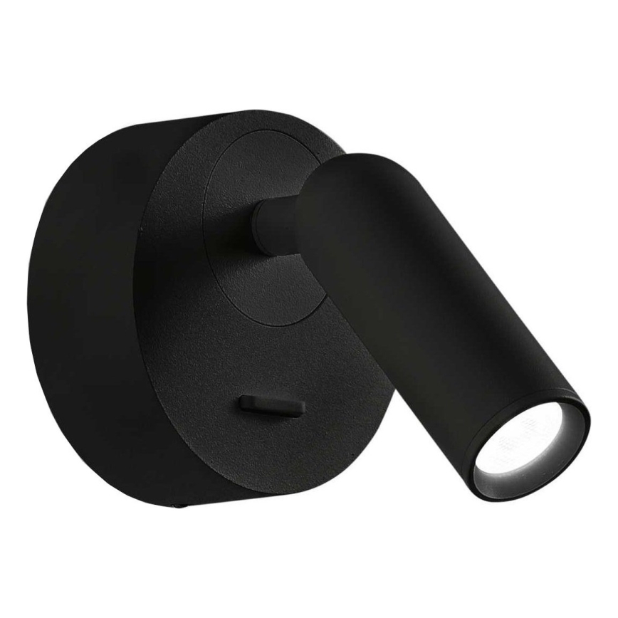 Ideal Lux - Luce Spot da parete a LED BEAN LED/3W/230V CRI 90 nero