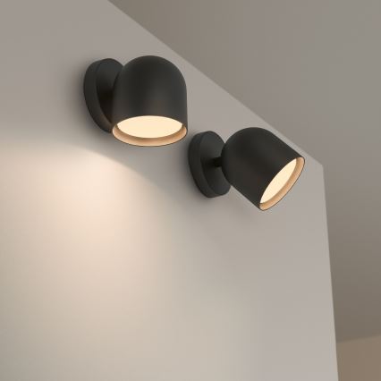 Ideal Lux - Luce Spot da parete a LED DODO 1xGX53/9W/230V nero
