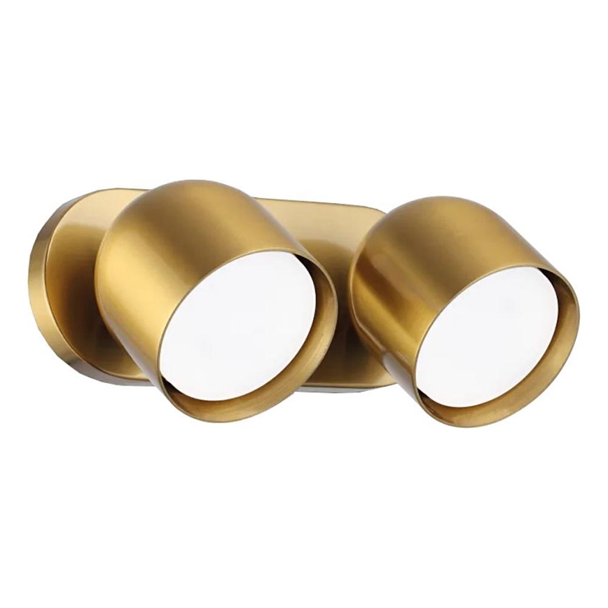 Ideal Lux - Luce Spot da parete a LED DODO 2xGX53/9W/230V ottone