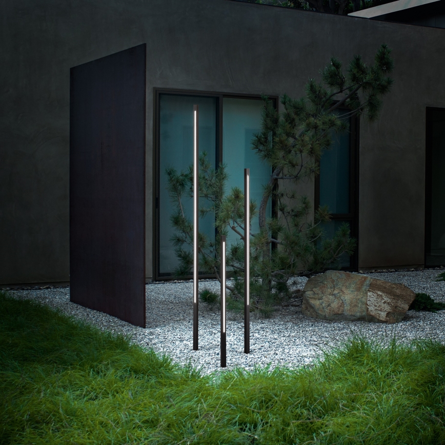 Ideal Lux - Luminaire d'extérieur JEDI LED/19W/230V 120 cm IRC 90 IP65 anthracite