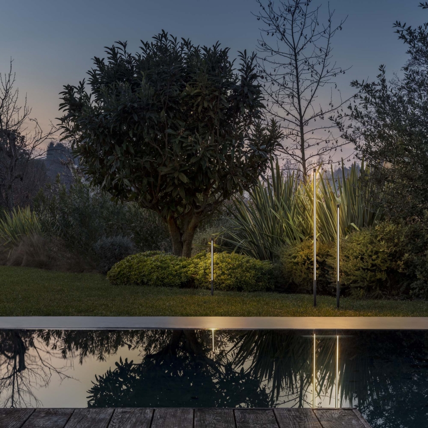 Ideal Lux - Luminaire d'extérieur LED JEDI LED/12W/230V 80 cm CRI 90 IP65 anthracite