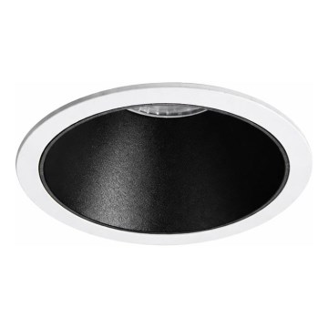 Ideal Lux - Luminaire LED encastré GAME TRIM LED/11W/230V 3000K CRI 90 Ø 8,5 cm IP40 noir/blanc