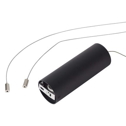 Ideal Lux - Suspension LED sur câble GEMINI LED/36W/230V 4000K Ø 42,5 cm IRC 90 noir