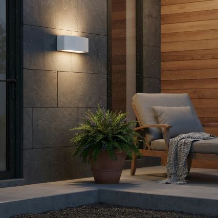 Ideal Lux - Outdoor-Wandleuchte ANDROMEDA 1xE27/60W/230V IP55 weiß