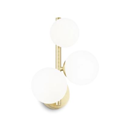Ideal Lux - Paralume di ricambio per lampadario/apparecchio/lampada PERLAGE, Ø 12 cm, bianco