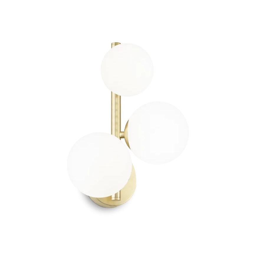 Ideal Lux - Paralume di ricambio per lampadario/apparecchio/lampada PERLAGE, Ø 12 cm, bianco