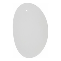 Ideal Lux - Paralume di ricambio per lampadario e plafoniera OVALINO, bianco
