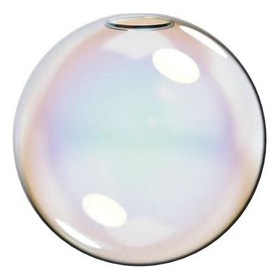 Ideal Lux - Paralume di ricambio per lampadario MAPA diametro 20 cm limpido