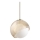 Ideal Lux - Pendelleuchte an Kabel BLOOM 1xE27/42W/230V Ø 30 cm Gold/rauchiges Beige