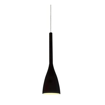 Ideal Lux - Pendelleuchte an Kabel FLUT 1xE14/40W/230V Ø 10,5 cm schwarz