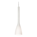 Ideal Lux - Pendelleuchte an Kabel FLUT 1xE14/40W/230V Ø 10,5 cm weiß