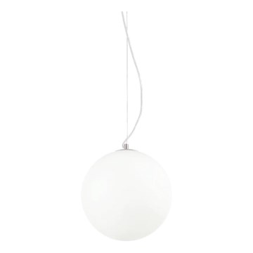 Ideal Lux - Pendelleuchte MAPA, 1x E27/42W/230V, Ø 30 cm, weiß
