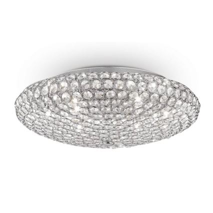 Ideal Lux - Plafoniera LED di cristallo KING 9xG9/3W/230V diametro 53,5 cm cromo lucido