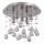 Ideal Lux - Plafoniera LED di cristallo MOONLIGHT 5xG9/3W/230V diametro 26 cm cromo lucido