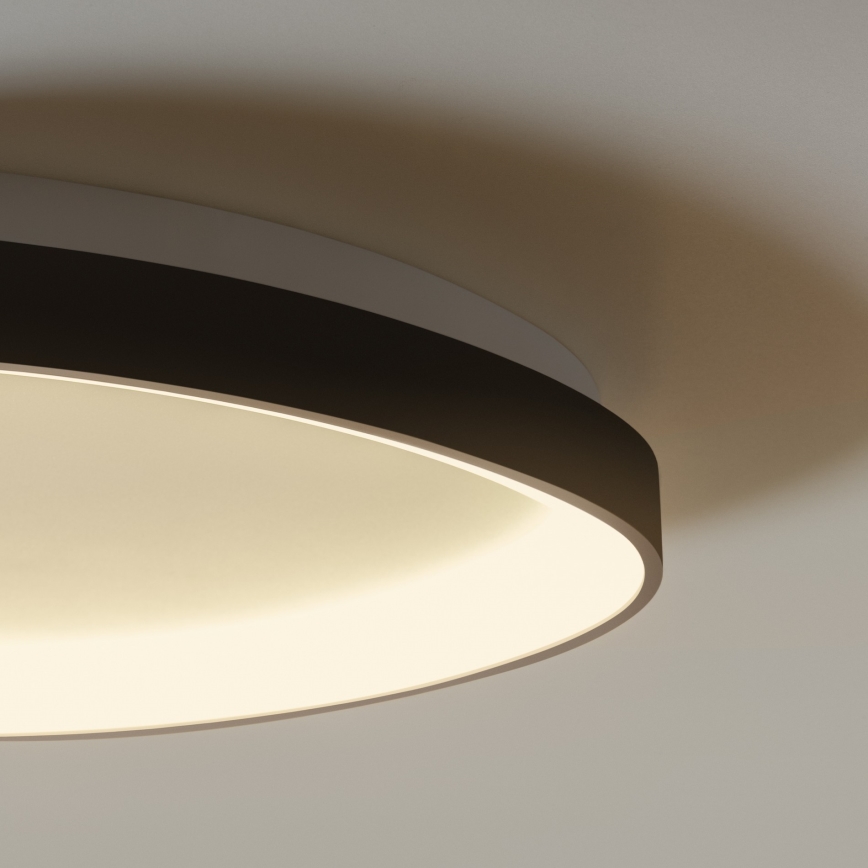 Ideal Lux - Plafoniera LED dimmerabile GEMINI LED/42W/230V diametro 81 cm CRI 90 nero