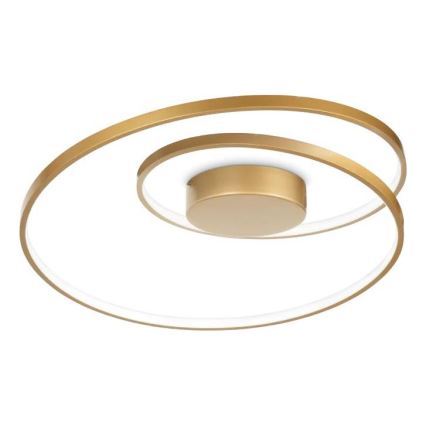 Ideal Lux - Plafoniera LED dimmerabile OZ LED/48W/230V diametro 60 cm CRI 90 oro