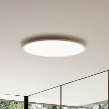 Ideal Lux - Plafoniera LED FLY LED/68W/230V 3000K diametro 90 cm CRI 90 IP40 bianco