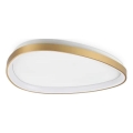 Ideal Lux - Plafoniera LED GEMINI LED/30W/230V diametro 61 cm CRI 90 oro
