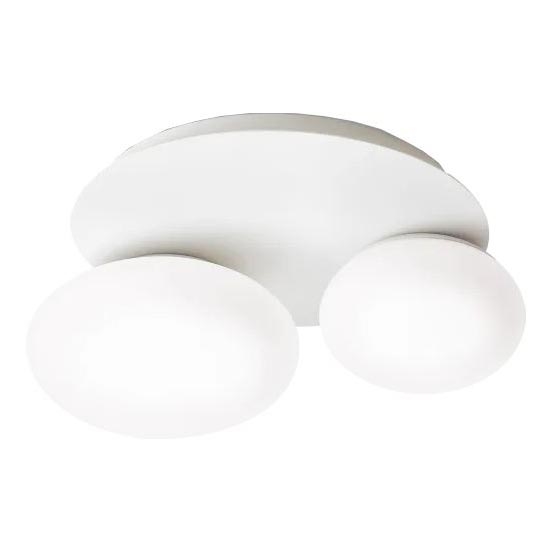 Ideal Lux - Plafoniera LED NINFEA 2xGX53/9W/230V bianco