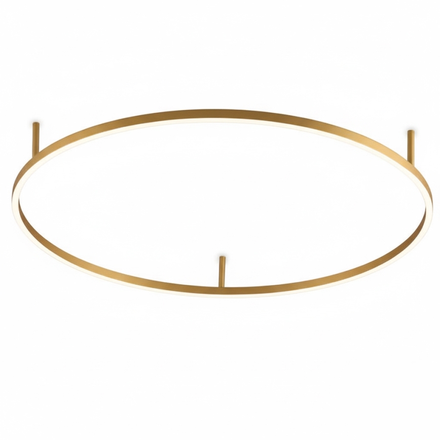 Ideal Lux - Plafoniera a LED ORACLE SLIM LED/29W/230V 3000K CRI 90 Ø 50 cm dorata