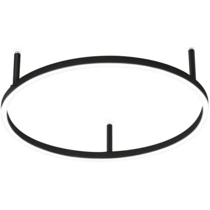 Ideal Lux - Plafoniera LED ORACLE SLIM LED/29W/230V 2700K CRI 90 Ø 50 cm nero