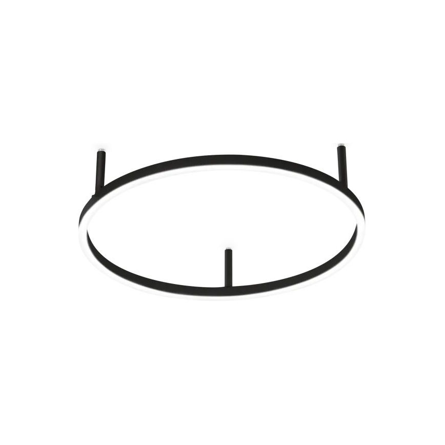 Ideal Lux - Plafoniera LED ORACLE SLIM LED/29W/230V 2700K CRI 90 Ø 50 cm nero