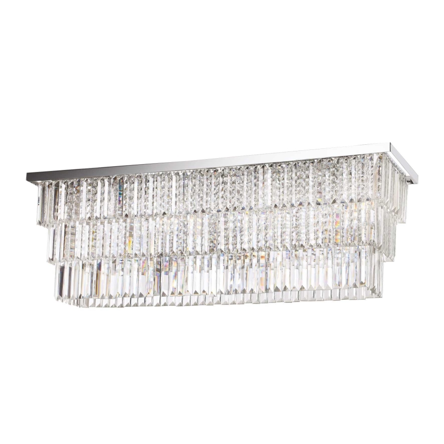 Ideal Lux - Plafoniera MARTINEZ 8xE14/40W/230V cromo lucido