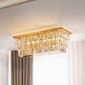 Ideal Lux - Plafoniera MARTINEZ 8xE14/40W/230V dorata