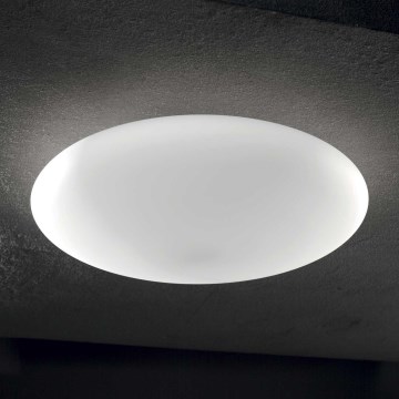 Ideal Lux - Plafoniera SMARTIES 2xE27/42W/230V, ø 42,5 cm, bianca