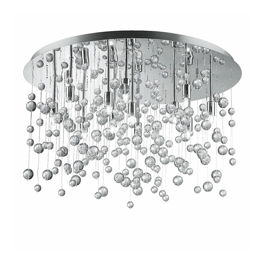 Ideal Lux - Plafonnier 12xG9/3W/230V d. 63 cm chrome brillant