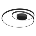 Ideal Lux - Plafonnier à intensité variable OZ LED/48W/230V d. 60 cm CRI 90 noir
