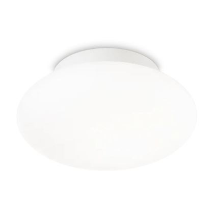Ideal Lux - Plafonnier de salle de bain BUBBLE 1xE27/60W/230V d. 33,5 cm IP44 blanc
